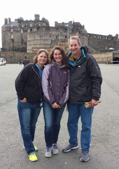 Dan Siekert and his family