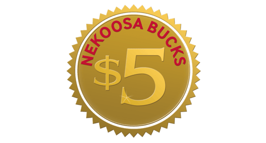 Earn Free Money with the Nekoosa Bucks Program