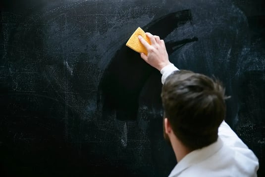 Cleaning ChalkTalk®, Removable Chalkboard Film